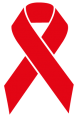 Charity: Aids Schleife 